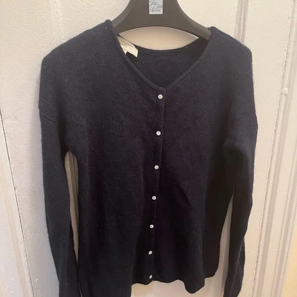 Sezane navy Gaspard cardigan - Picture 4 of 4